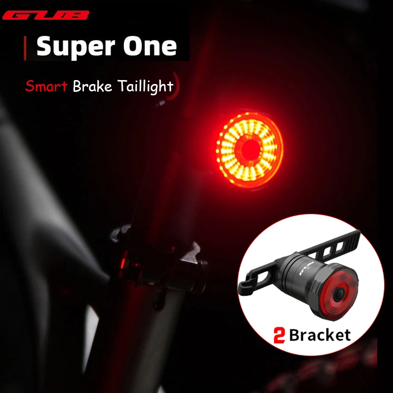 

GUB Bicycle Taillights Intelligent Sensor Brake Light Road Bike MTB Smart Auto Rear Lights USB LED Taillight For Saddle Seatpost