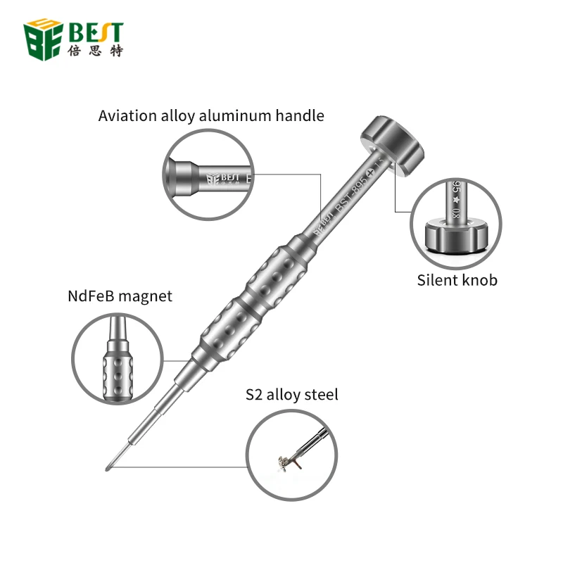 1Pc magnetyczny śrubokręt P2 0.8 Pentalobe Y 0.6 Tri Wing T1 T2 Torx 1.5 Phillips M2.5 dla iPhone Huawei Oneplus VIVO Repair Tool
