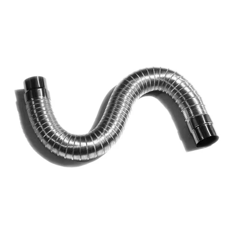 Fireproof gas water heater chimney stainless steel 60-150mm aluminum strong universal exhaust intake pipe extension tube