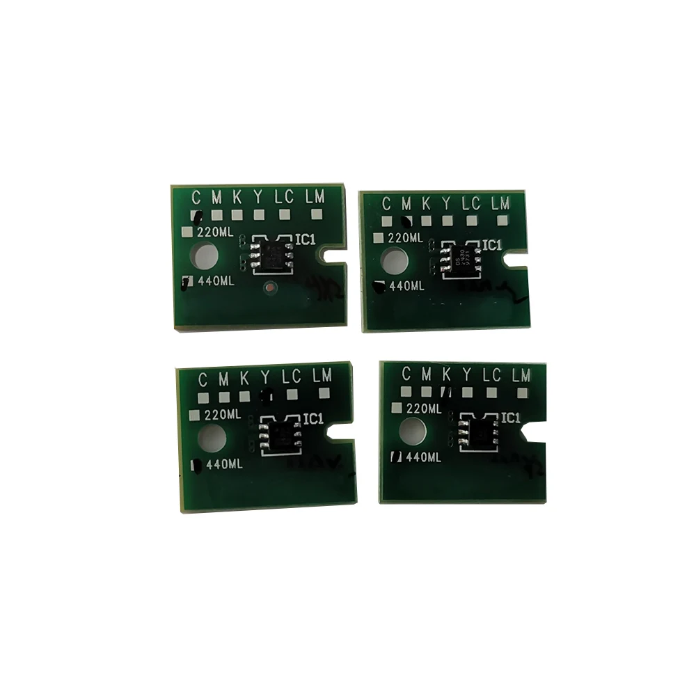 Permanent Roland VP-300 / VP-540 ECO Solvent Max Chips-4pcs / set CMYK printer parts