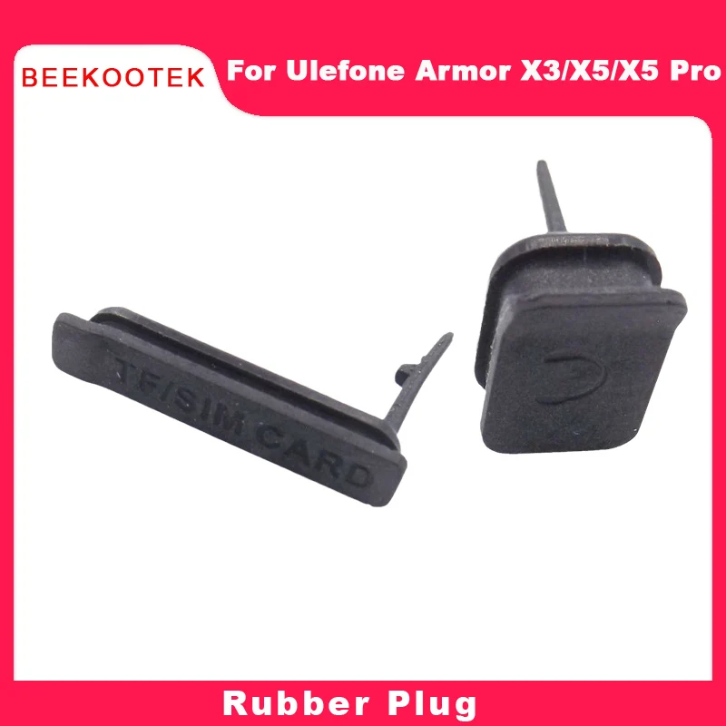 Oryginalna gumowa wtyczka do kart SIM/TF Ulefone Armor X5 Gumowa wtyczka USB do słuchawek Ulefone Armor X5 pro do smartfona Ulefone Armor X3