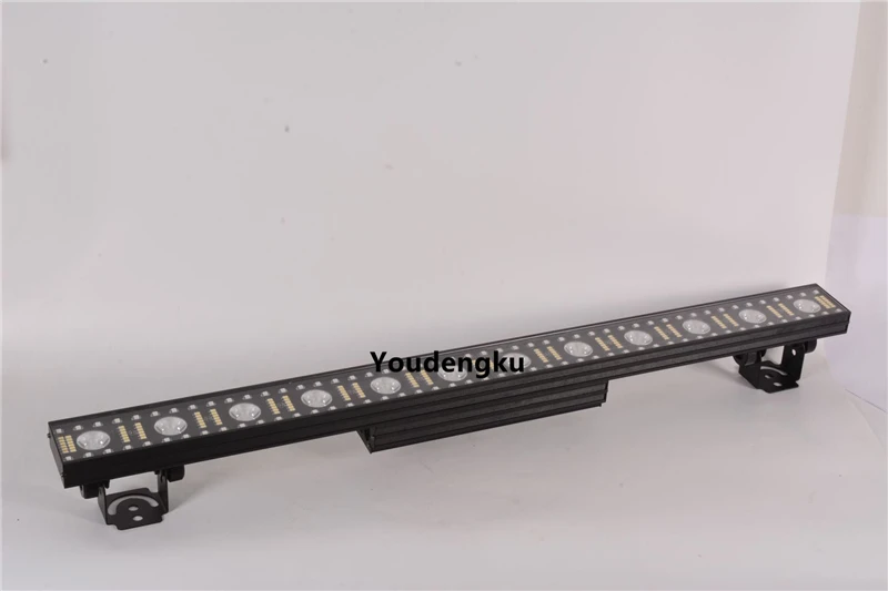 

8pcs 12x5w dj strip led rgb wall washer light led strobe and beam dmx bar lighting for stage show equipment