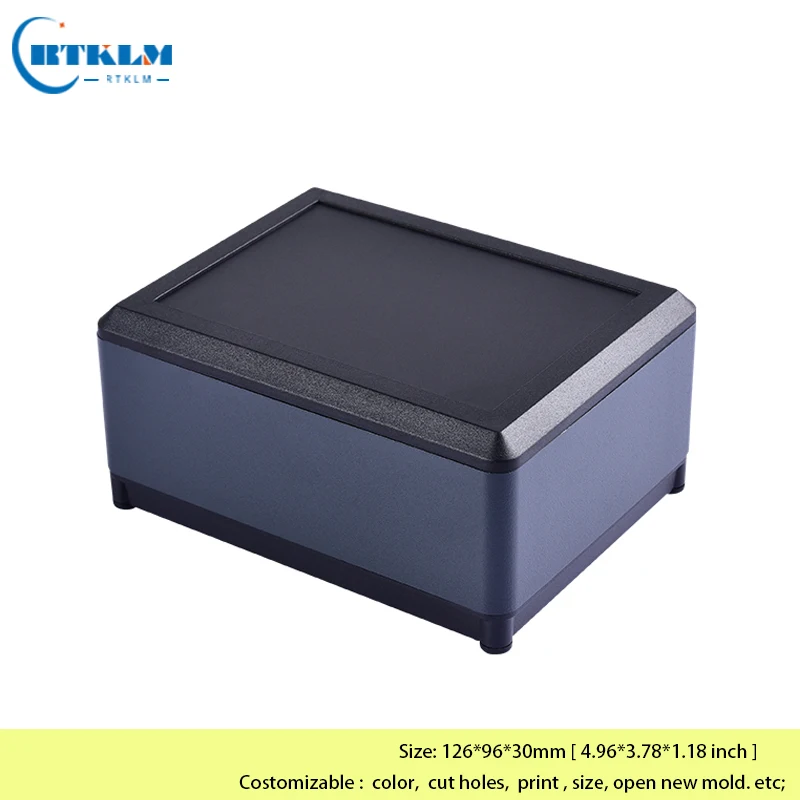 DIY Instrument Housing Power Supply enclosure Aluminum Junction box DIY enclosures for electronics project box 126*96*30mm