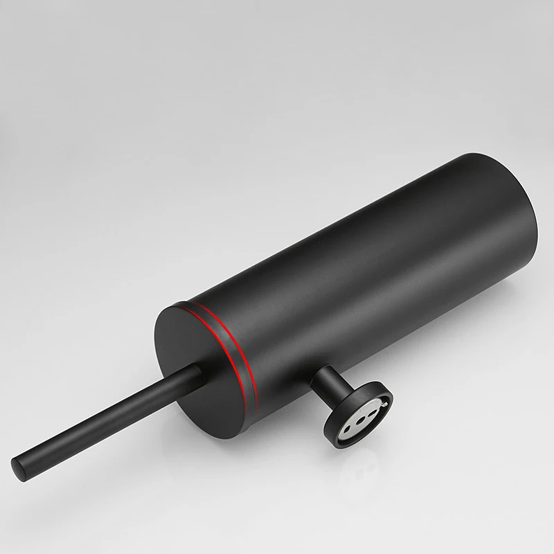 SUS 304 Stainless Steel Matte Black Deodorant Anti-smell Wall Mounted Bathroom Toilet Brush Holder TH514