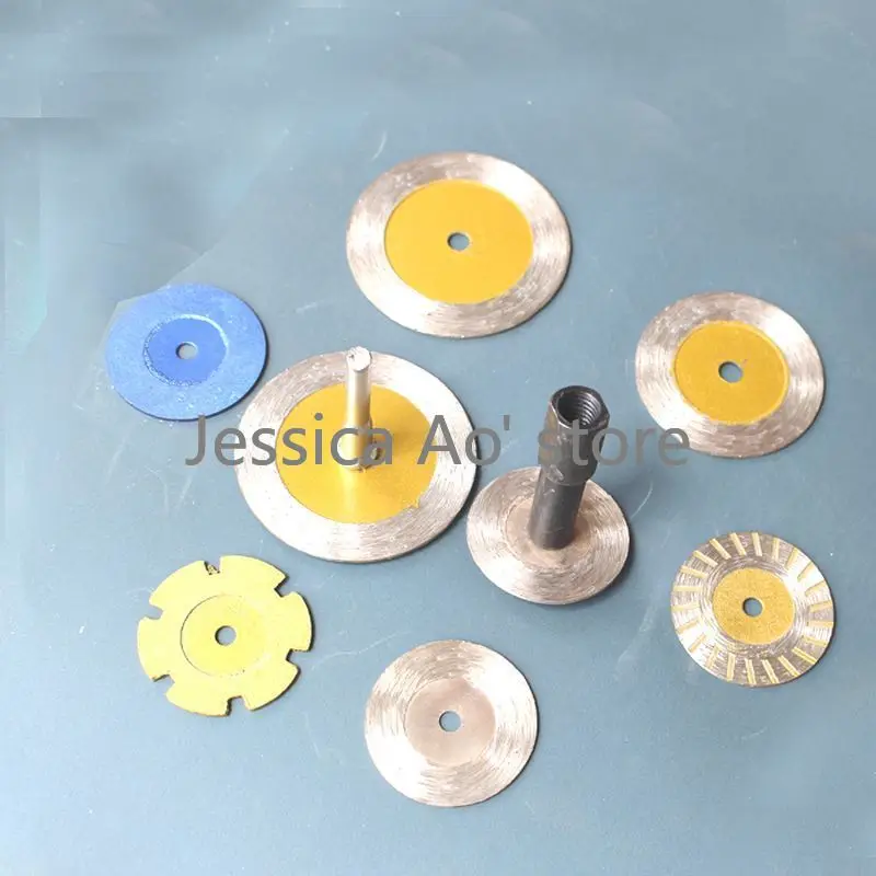 6pcs 40-60mm lama diamantata intera disco da taglio piccolo per smerigliatrici utensili per intaglio della pietra taglierine per lame in marmo per calcestruzzo