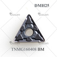 10PCS TNMG160404 BM TNMG160408 DMH25 Solid Carbide Inserts Turning Plates Original High Quality Lathe Cutter Tool for Metal