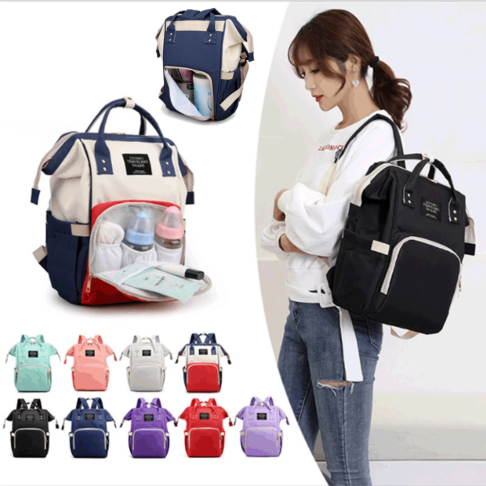 Mummy Diaper Bag Backpack Zipper Large Capacity Multifunction Waterproof Travel Backpack mummy Nursing Bag Backpack Baby Care