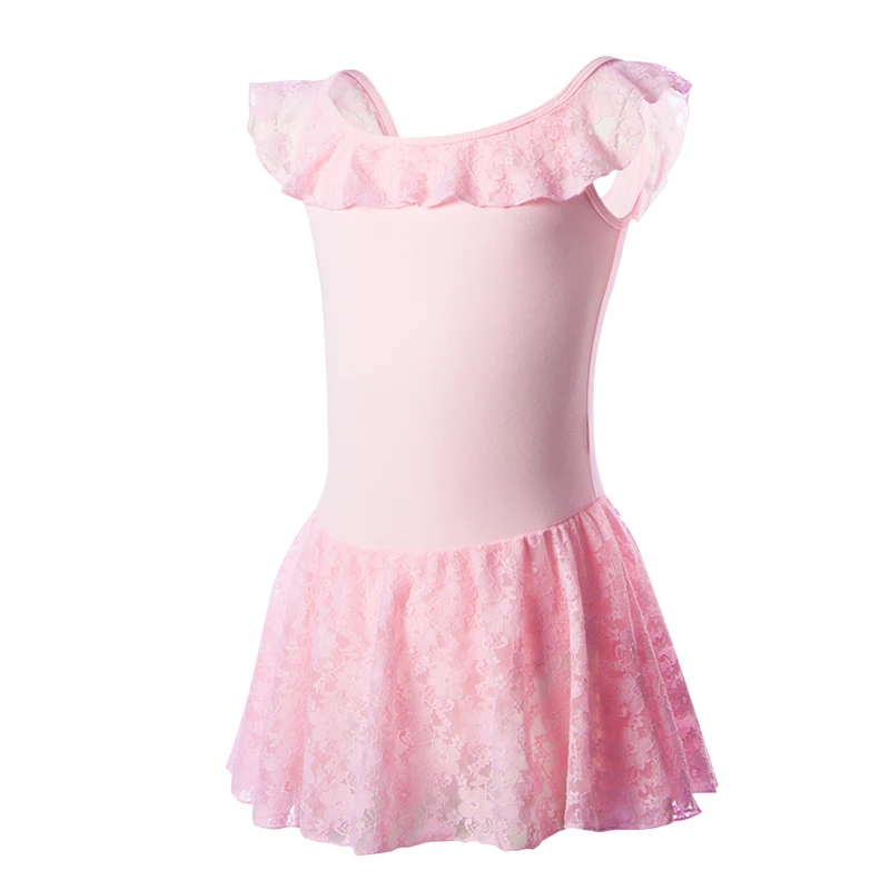 Vestido de balé feminino com malha, roupa de balé para balé infantil, saia de renda para dança, bailarina, vestido de bailarina para meninas