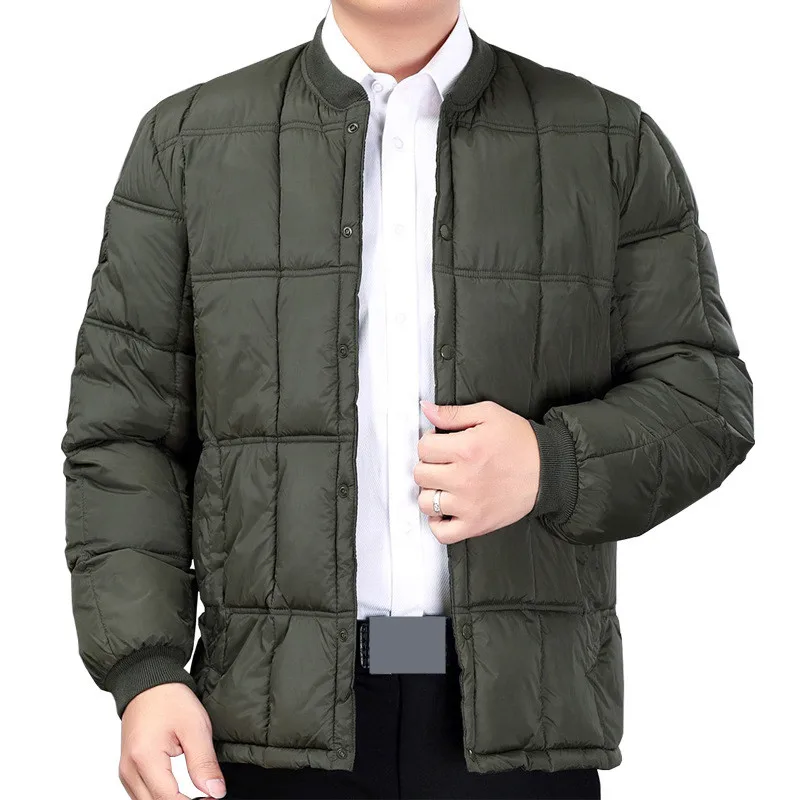 MRMT-chaquetas de invierno para hombre, forro interior de algodón con plumas gruesas, ropa de ocio y calidez, 2024