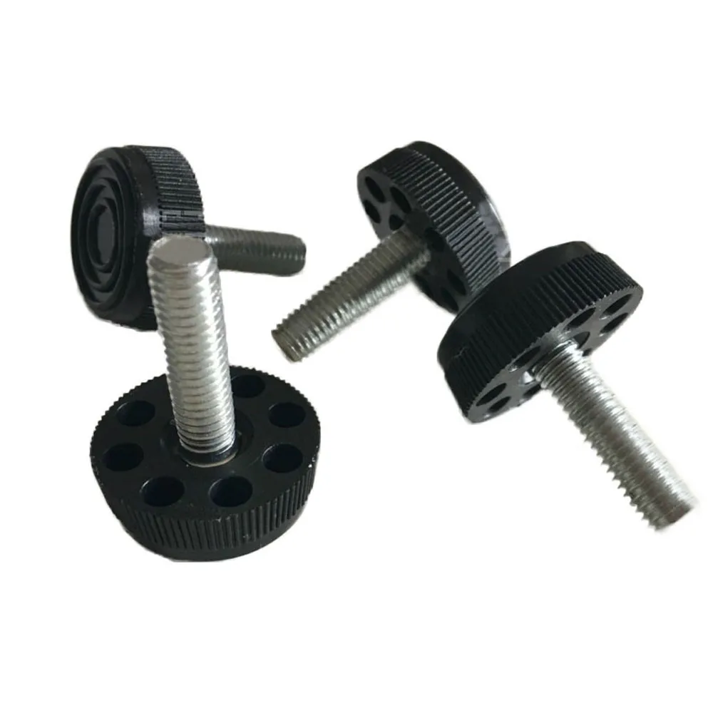 4pcs Levelling Machine Feet 30mm Dia M8 x 10mm/13mm/18mm/28mm/ 38mm Screw in Height Adjustable