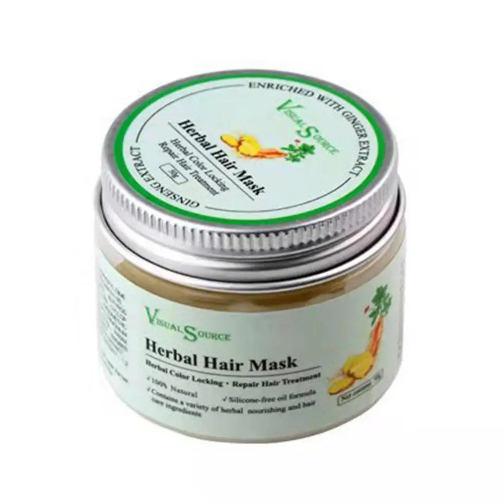 Herbal Hair Mask Nourishing Moisturizing Nutrition Providing Hair Care Hair Mask Repair Hair Root Curly Scalp Care