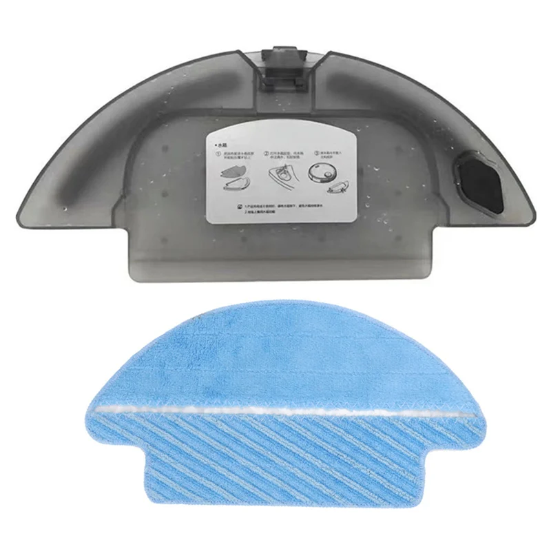 1 pcs Robot Vacuum Cleaner water tank Include 1x mop cloth for conga 3090 Robotic Vacuum Cleaner Parts Spare Accessories 100%NEW