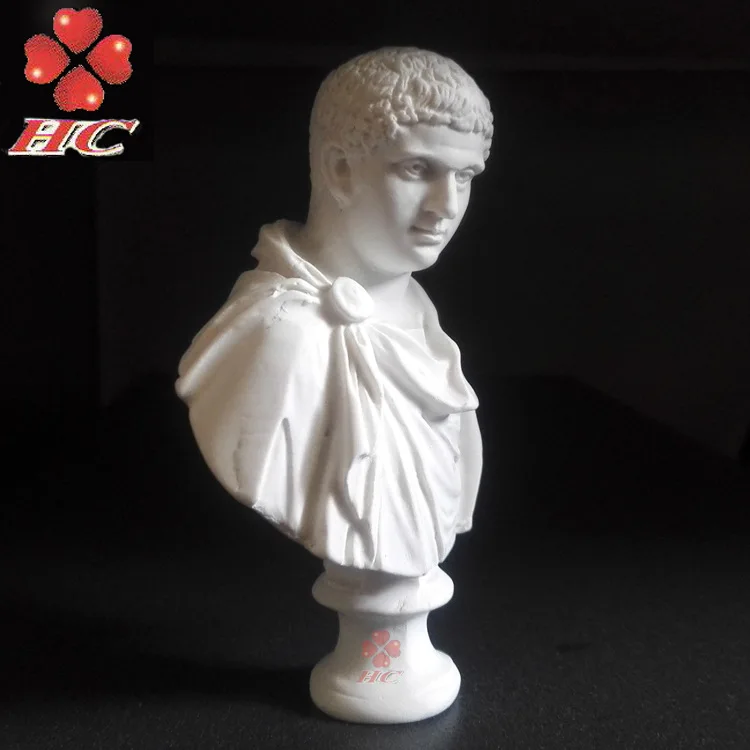 Roman Emperor Getta Resin Mini Plaster Statue Art Sketch Teaching Aids European Desktop Decoration