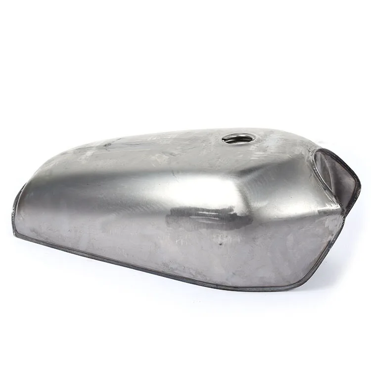 CG CG125 CG150 Motorcycle Bare Metal Fuel Tank 9L Retro Refit Motorbike Oil Tank Petrol Tank With Cap and Tap