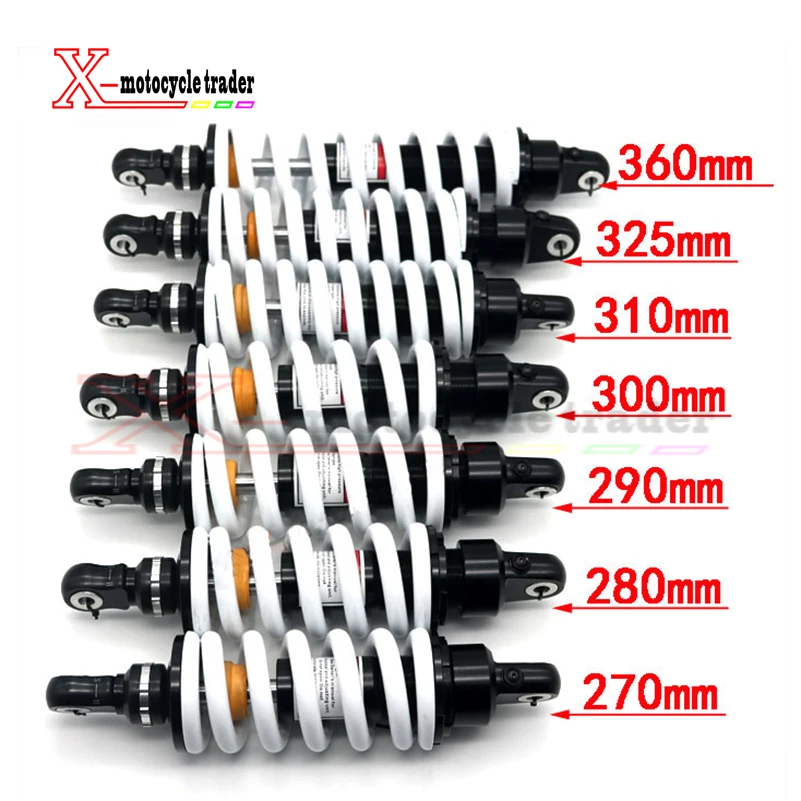 1000LBS adjustable damping 270mm rear shocks absorber/suspension for 110/125/140/150/160cc KLX110 CRF50/70 Dirt Pit Bikes