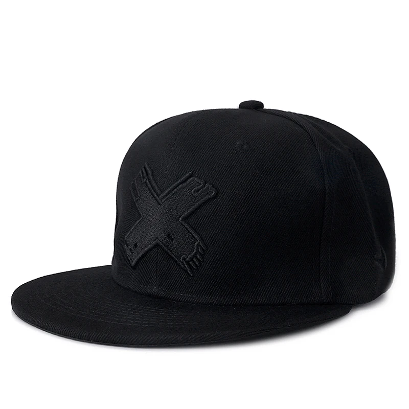 Dropshipping Brand Letter X Snapback Cap Cotton Baseball Cap For Men Women Adjustable Hip Hop Dad Hat Bone Garros