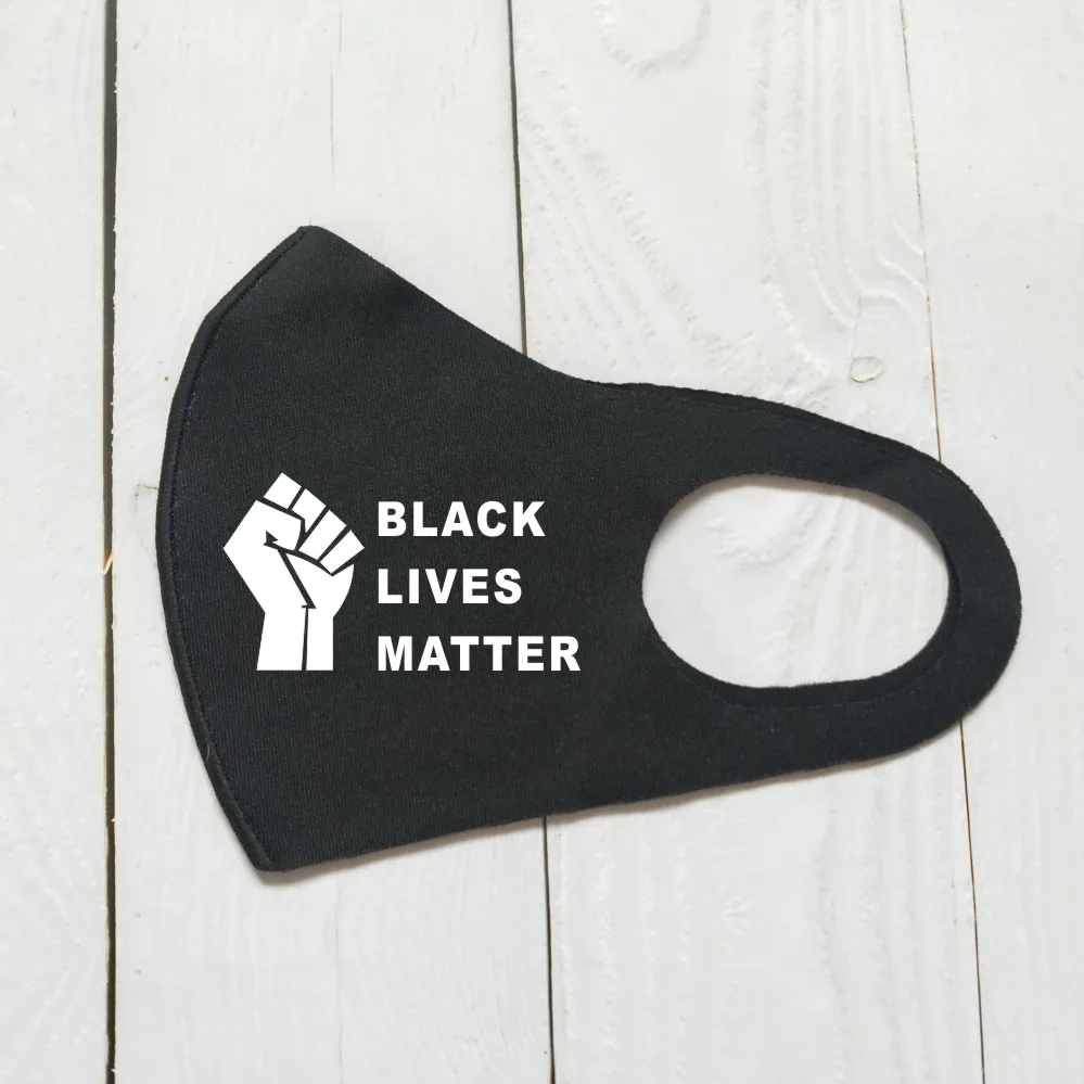 Eu não posso respirar máscara blm máscara personalizado seu logotipo de texto preto máscara protetora vidas pretas matéria máscara facial lavável reutilizável máscaras de cobertura