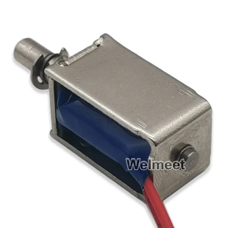 1pcs DC3-6V Pull Type Miniature Electromagnet Solenoid Frame Type Solenoid Magnet #6