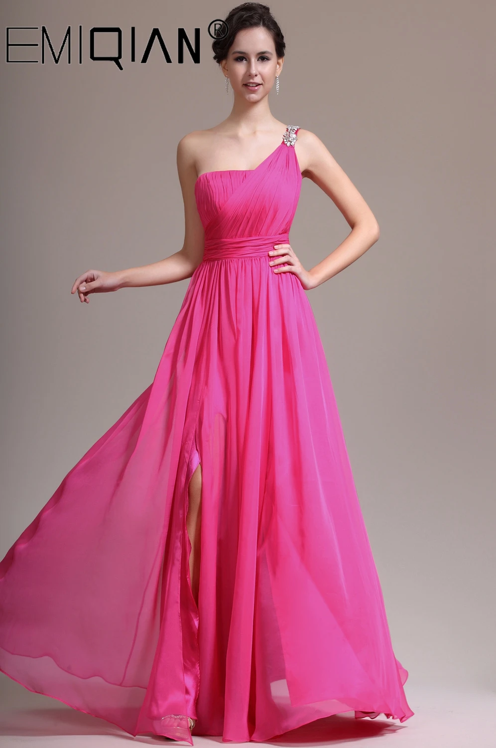 One Shoulder Evening Gowns for Special Occasion Weddings Guest Party Gowns Robe De Soiree