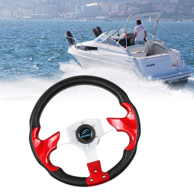 320 mm Boat Steering Wheel Non-directional 3 Spoke Steering Wheel 3/4