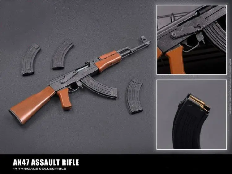 1/6 scale model AK47 assault rifle