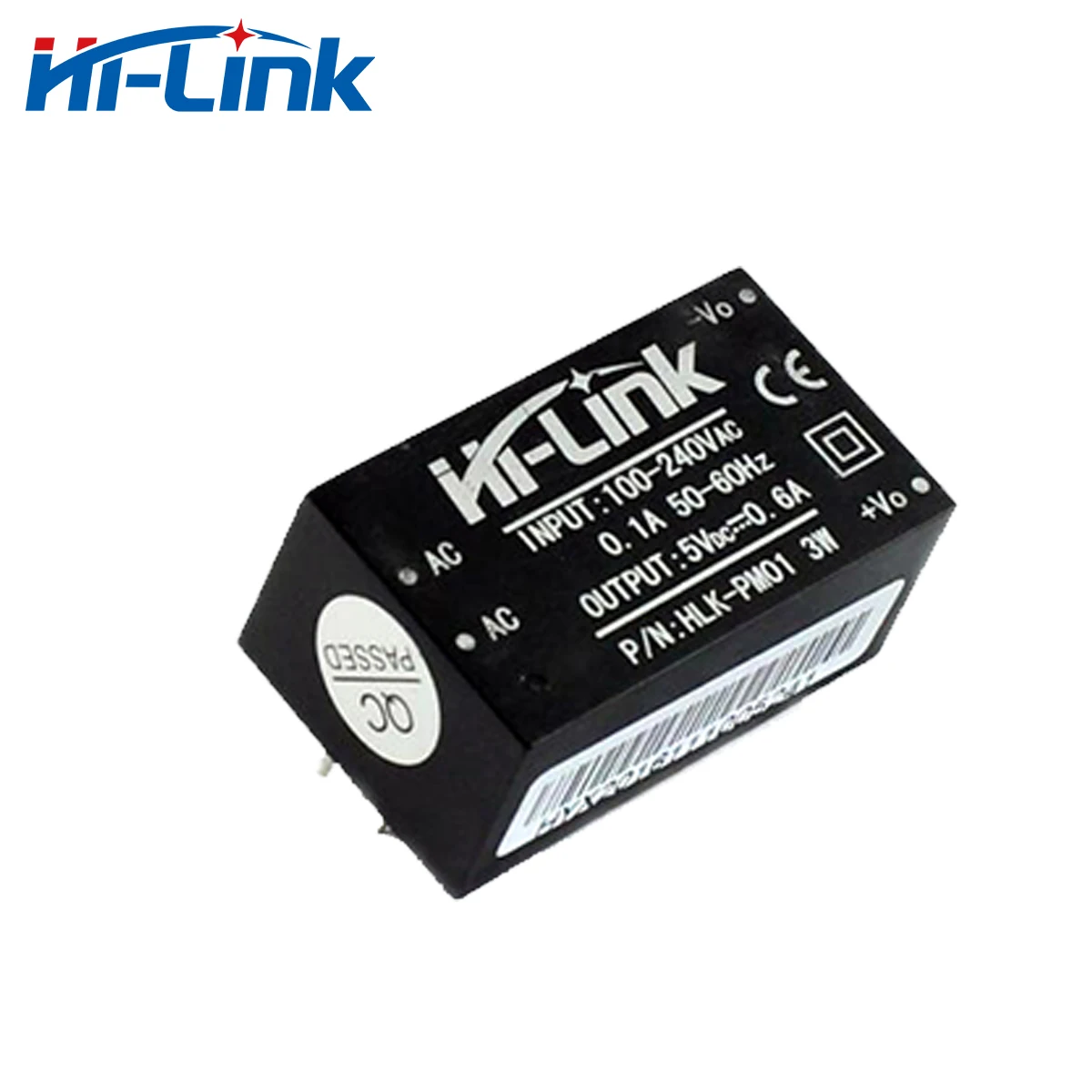 Hi-Link 5V 600mA (3W) Izolowany zasilacz impulsowy 220V Regulowany Step-Down HLK-PM01
