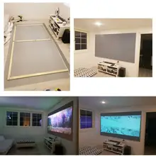 Portable 100 120 Inch Projection Screen Fabric #5