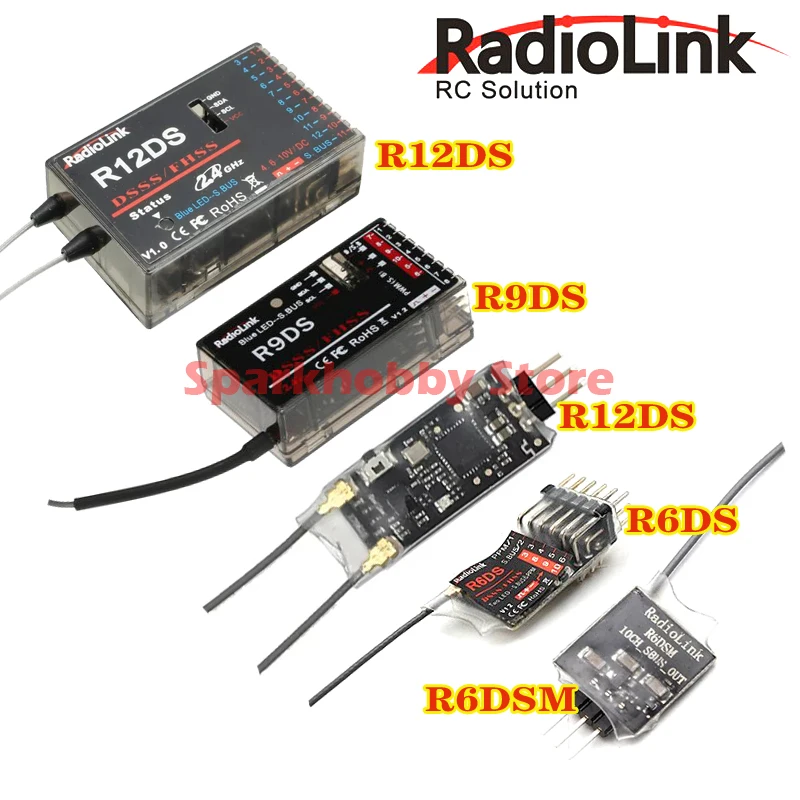 RadioLink Original radio link receiver R6DS R6DSM R9DS R12DS R12DSM byme D flight controller