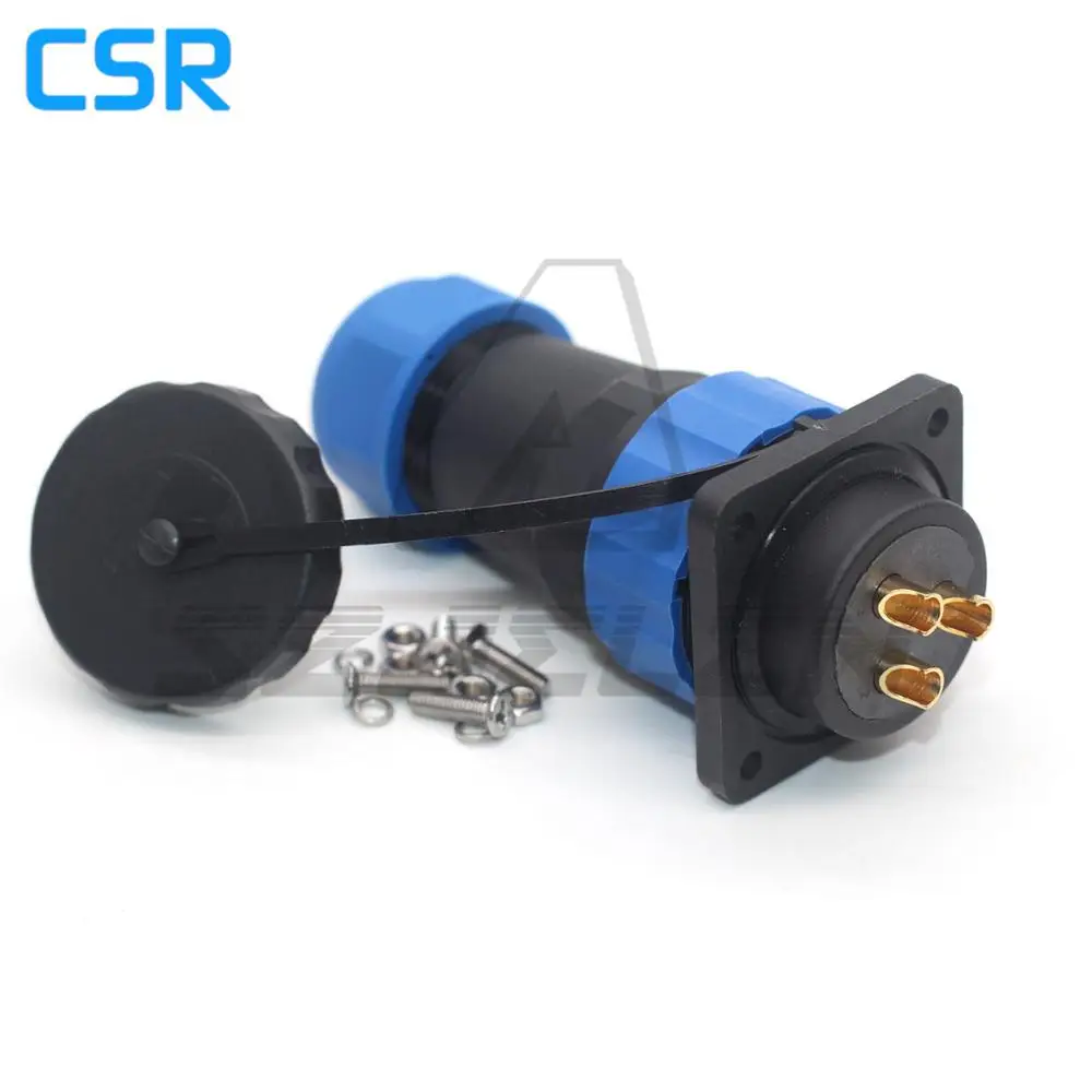 SD28   2 3 4 5 6 7 9 10 12 16 19 22 24 26 Pins  Waterproof Connector Male Plug And Female Socket IP68 CE SGS ROHS