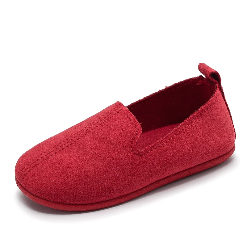 JGSHOWKITO New Spring Autumn Girls Shoes Boys Flats Fashion Kids Moccasins Children\'s Casual Loafers Candy Color Soft Breathable