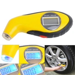 Tyre Air Pressure Gauge Meter Electronic Digital LCD Car Tire Manometer Barometers Tester Tool For Auto Car Motorcycle