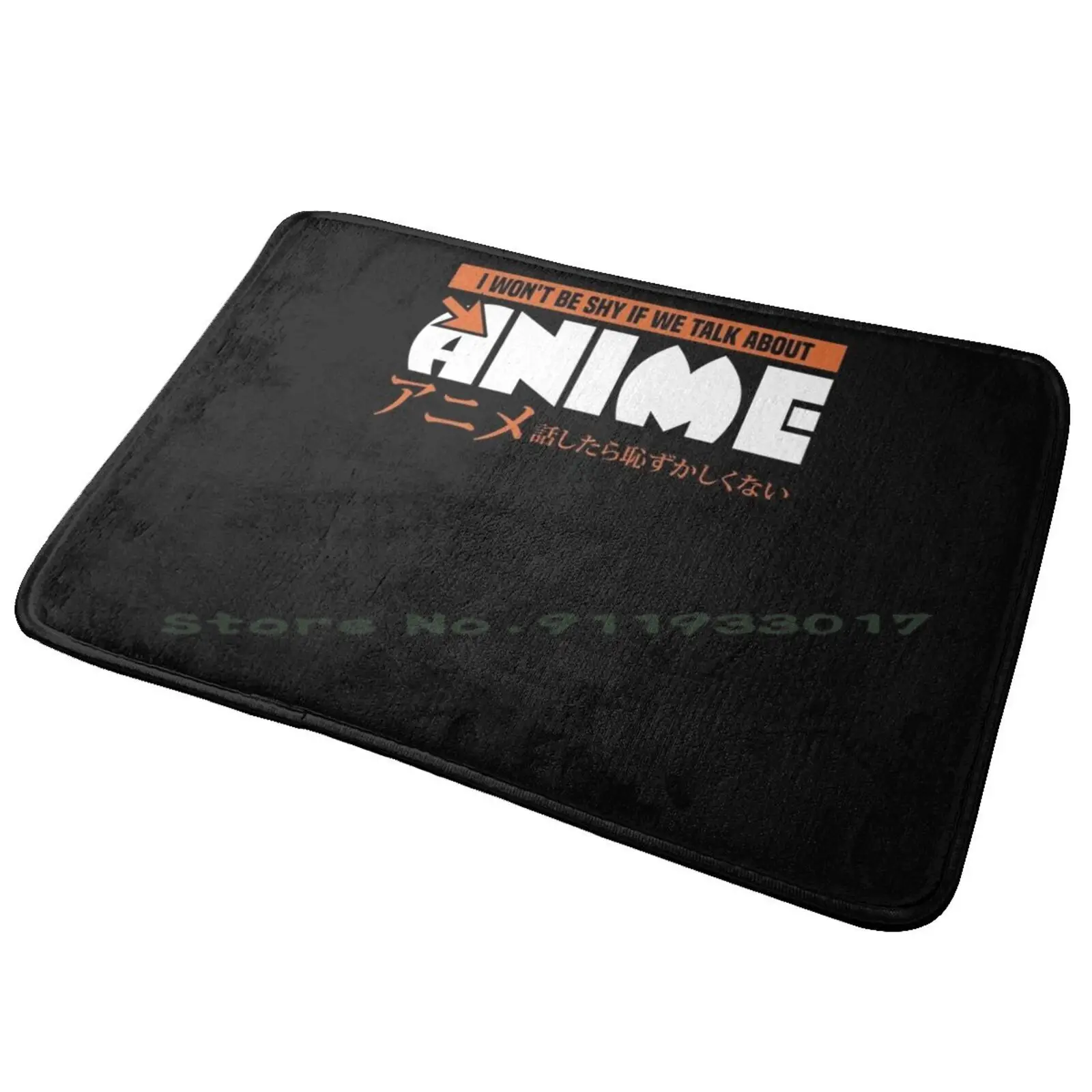 Anime Shy Entrance Door Mat Bath Mat Rug Grass Lush Fertilizer Astroturf Field Athletic Facility Indoor Soccer Football