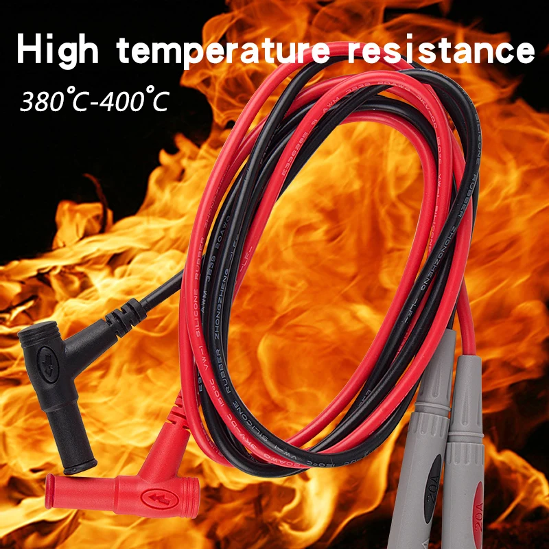 5 Paar Universal Siliconen Probe Test Leads 1000V 20A Digitale Multimeter Universele Kabel Probes Pen Voor Multi-Meter tester Draad
