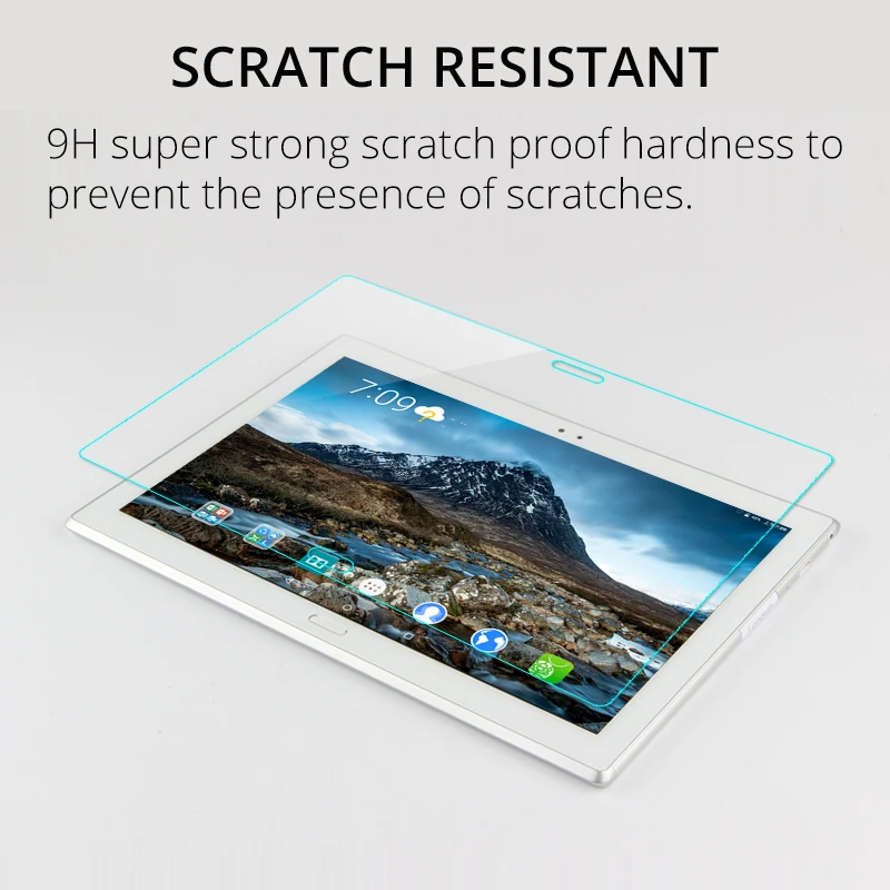 9H Tempered Glass Screen Protector for Lenovo Tab 4 8 10 Plus M10 E10 P10 10.1 E8 8.0 E7 7.0 Tablet Protective Glass