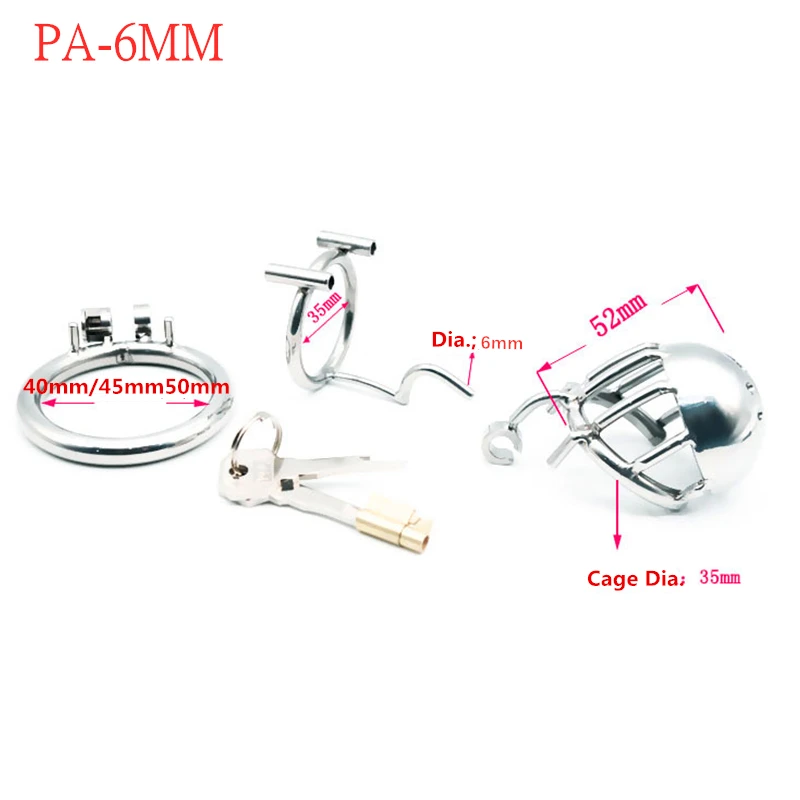 New 316L Stainless Steel Male PA Chastity Device,Penis Ring,Cock Cage with Plug,Penis Lock,Chastity Belt,Adult Sex Toys For Men