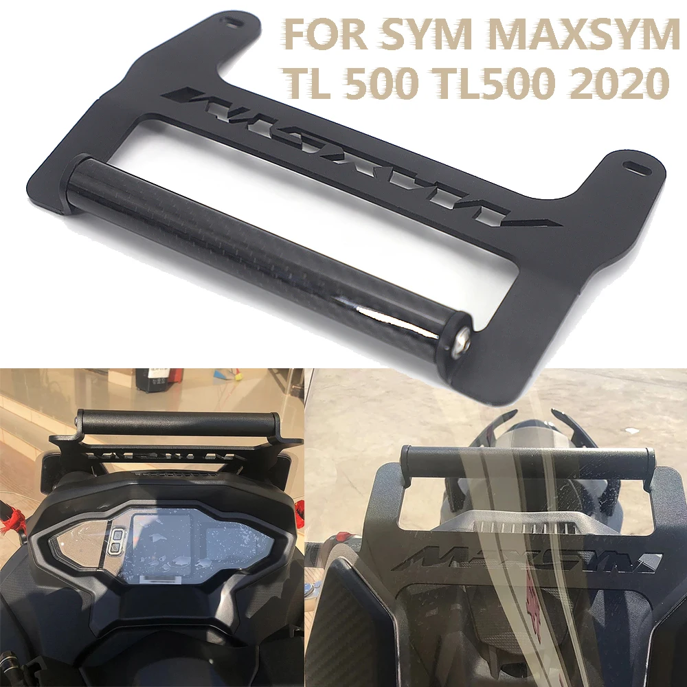 

Новый мотоцикл для SYM MAXSYM TL 500 TL500 2020, передняя подставка для телефона, держатель для смартфона, GPS-навигационная пластина, кронштейн