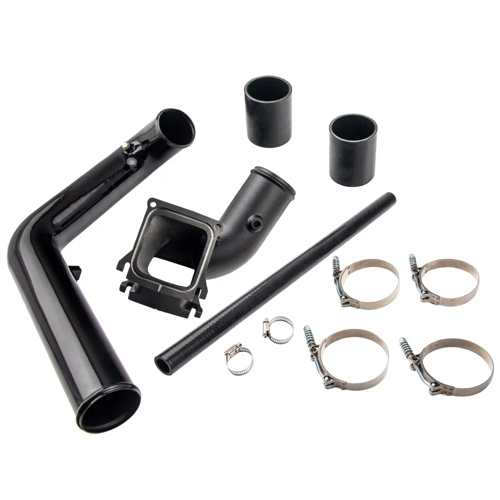 Hi Flow Intercooler Pipe Cold Side & Y-Bridge Kit For Chevrolet Silverado GMC Sierra 2500 2006-2010 for LMM 07.5-10 VIN Code 6