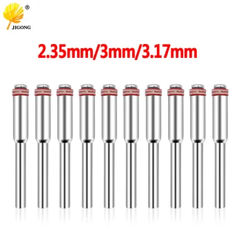 8Pcs Dremel 액세서리 3mm 소형 클램핑 연결 레버 연마 휠 맨드릴 로타리 도구 용 커팅 휠 홀더