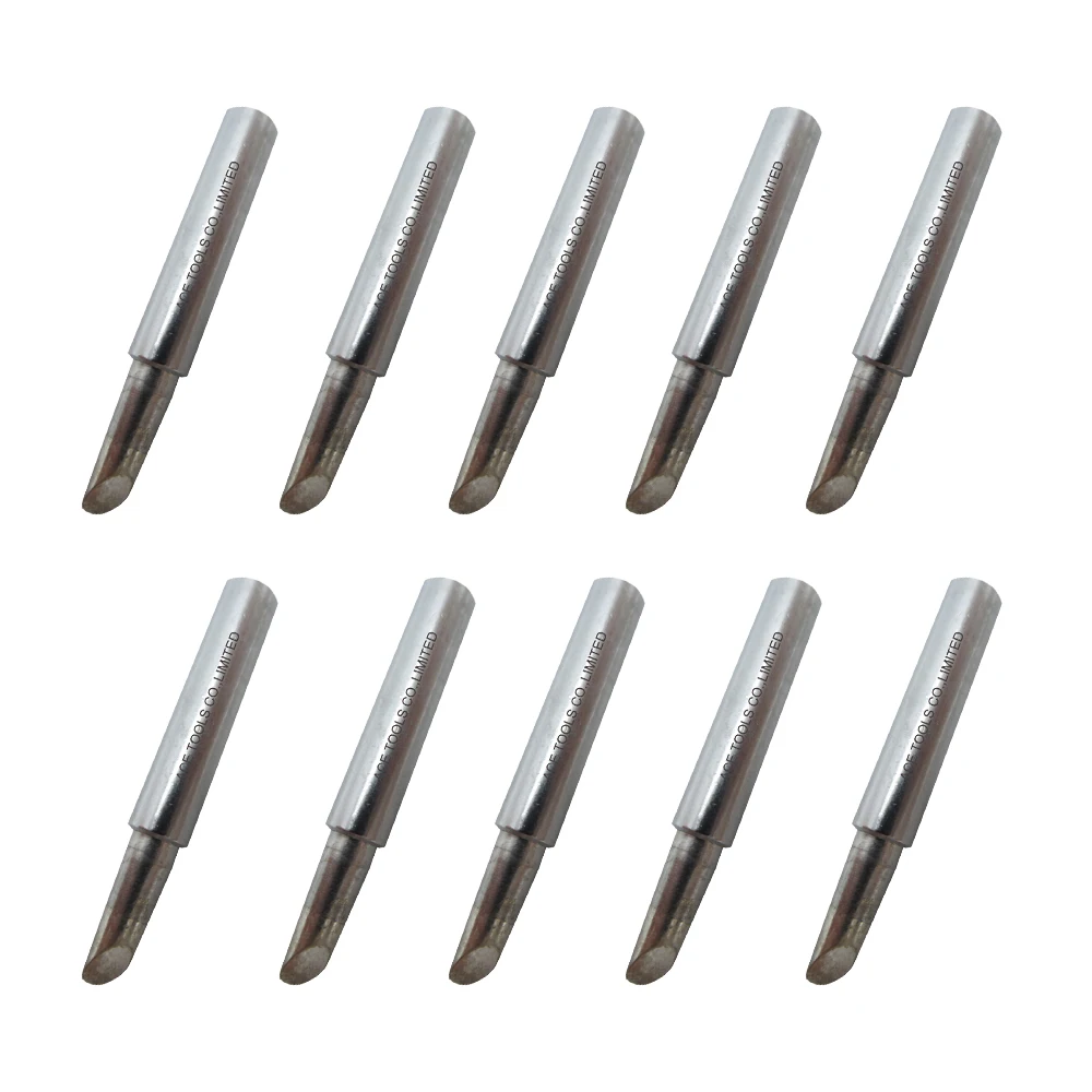 10 PCS MXTCC Soldering Tips Bevel 3.2mm Replacement Fit For WELLER WSD71 WSDT1 WP70 Station Iron Lead Free