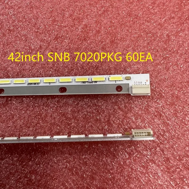 60LED LED strip For Toshiba 42F8075-T Sharp LC-42LE760E Vestel 42inch SNB 7020PKG 60EA 42PF8175 LUX0142001 METALSAN AL 42242