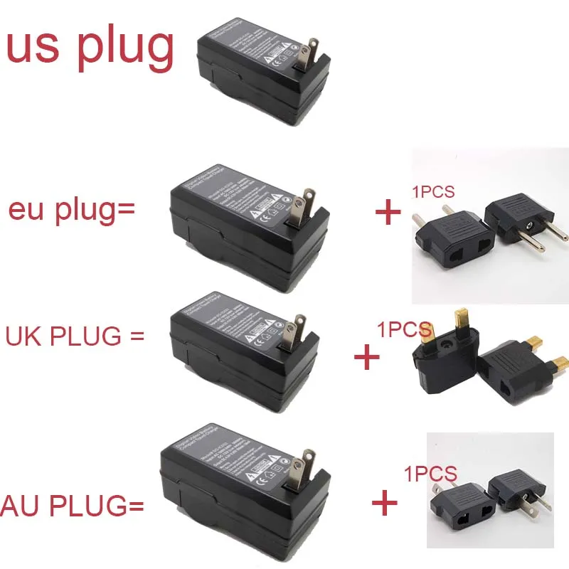 Battery Charger For PANASONIC CGA-S005 S005E Lumix DMC-FX8GK FX8GN LX1GN FX10S FX180 FX180K FX180N