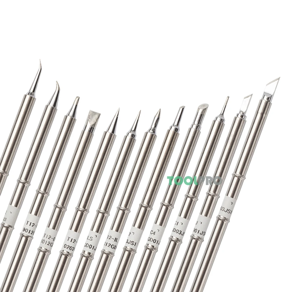 T12 Soldering Iron tips Replacement T12- B I K D24 D12 KU BCM2 D4 D52 J02 JS02 BC3 CF4 KF KL of Tip Electric Soldering Iron Tip