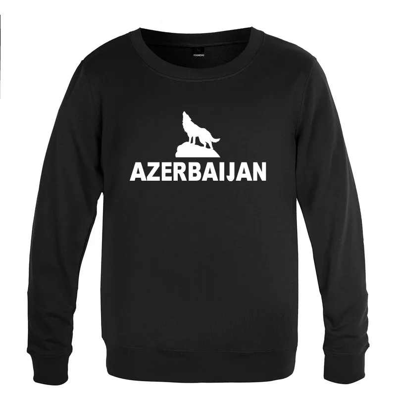 

Azerbaijan Baku Creativity Sweatshirts Men Spring Autumn Long Sleeve O-Neck Pullover Casual Male Streetwear Sport hoodies