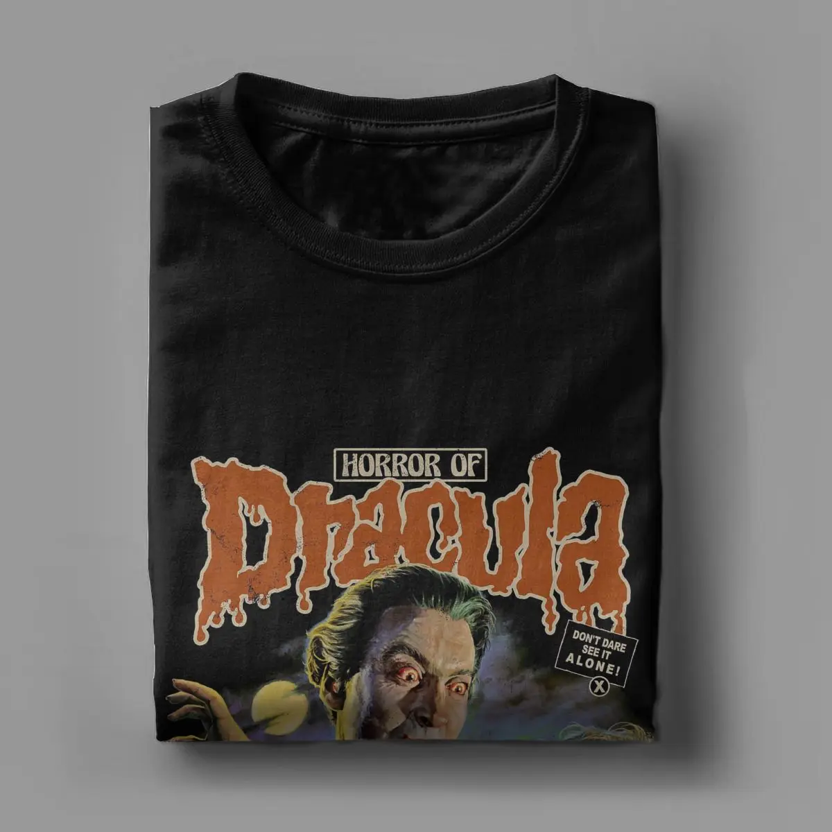 Horror Of Dracula T shirt Freak Monster Hipster Tee Shirt Men Women Short Sleeve Round Collar T-Shirts Cotton Summer Clothes