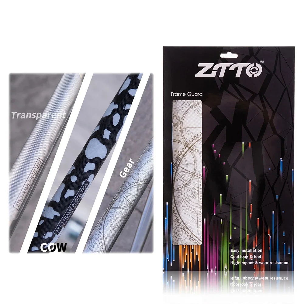 

Road Bike 3D Anti-Skid Mountain Bike Scratch proof Removeable Bicycle Stickers Frame Cover Frame Guard Bicycle Frame Protector