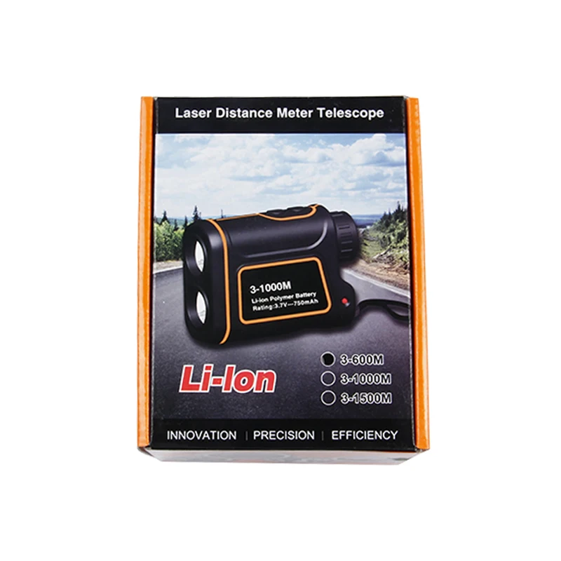 Sndway Teleskop Laser-Entfernungsmesser 600 m 1000 m 1500 m Laser-Entfernungsmesser 7X Monokular Golf Jagd Laser-Entfernungsmesser
