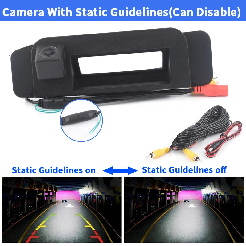 Oterleek CCD Rear View Reverse Backup Camera for Mercedes Benz C Class W205 CLA W117 cla 200 c117 Trunk handle Camera Wateproof