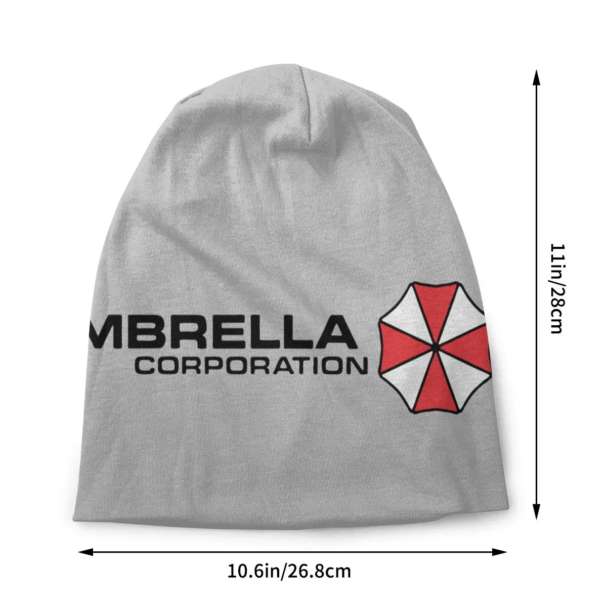 Motywem Umbrella Corporation Skullies czapka beanie moda jesień zima ulica mężczyźni kobiety czapki dorosły ciepły podwójnego zastosowania czapeczka