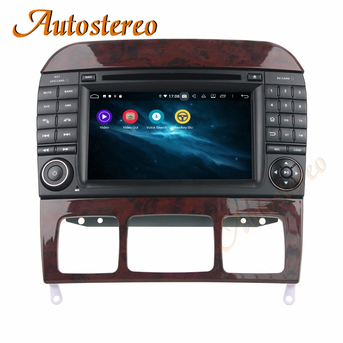 Android 13 8+256GB Car DVD Player GPS Navigation For Mercedes Benz S-Class W220/S280/S320/S350 Auto Radio Multimedia Player DSP