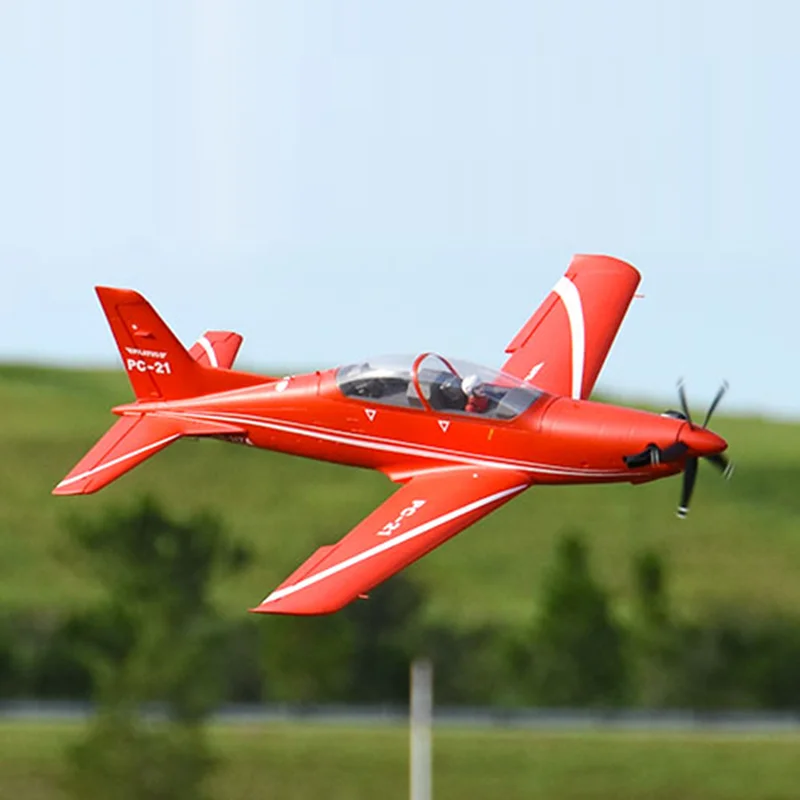 FMS 1100mm PC21 Pilatus RC Warbird Airplane Model with Reflex V2 Flight Controller FMS087